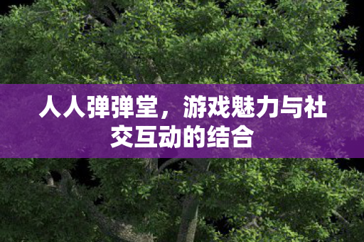 游戏魅力与社交互动的结合图片