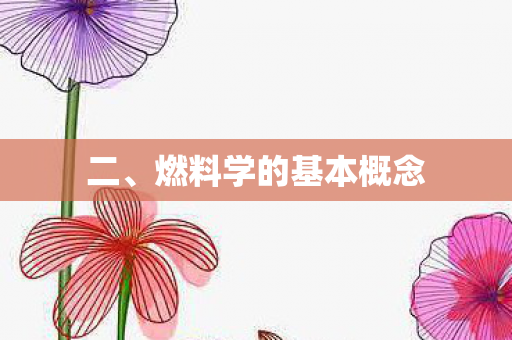 燃料学的基本概念图片