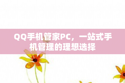 一站式手机管理的理想选择图片