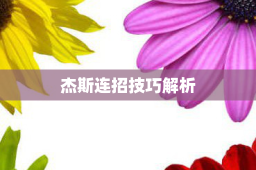 杰斯连招技巧解析图片