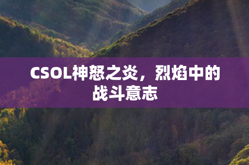 CSOL神怒之炎图片