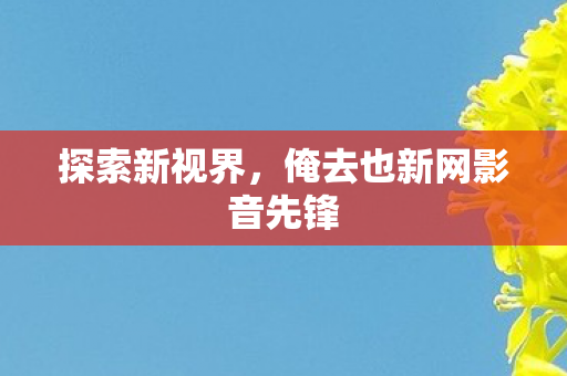 俺去也新网影音先锋图片