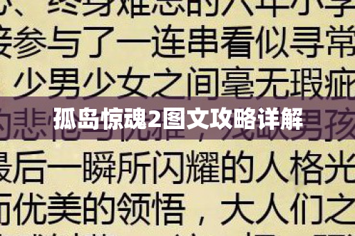 孤岛惊魂2图文攻略详解图片