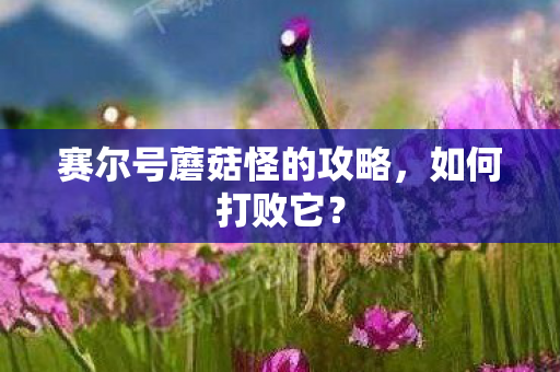 赛尔号蘑菇怪的攻略图片