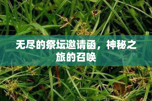 无尽的祭坛邀请函图片
