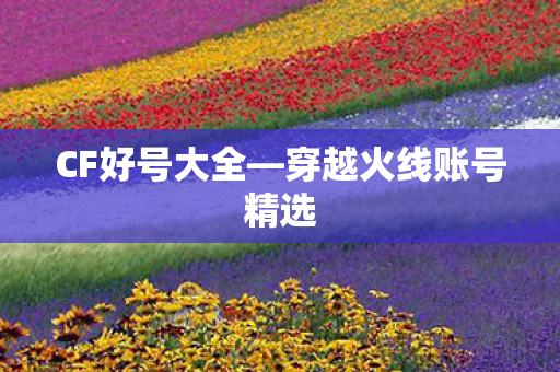 穿越火线账号精选图片