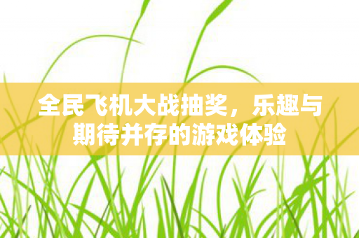 乐趣与期待并存的游戏体验图片