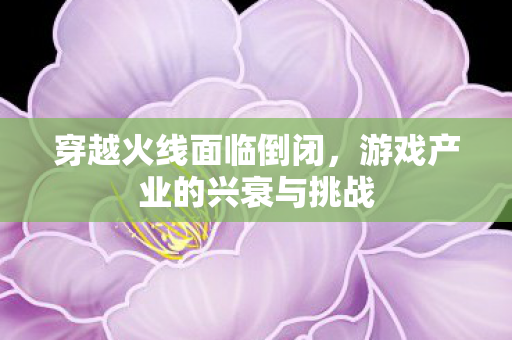 游戏产业的兴衰与挑战图片