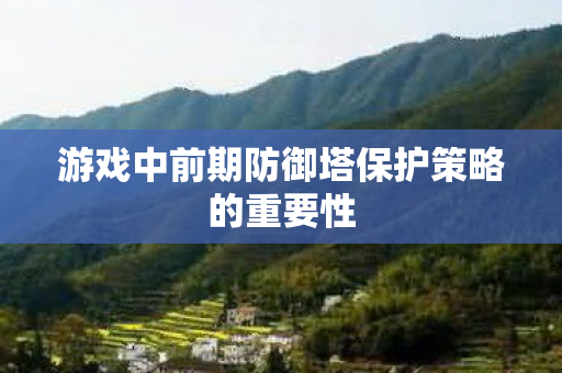 游戏中前期防御塔保护策略的重要性图片