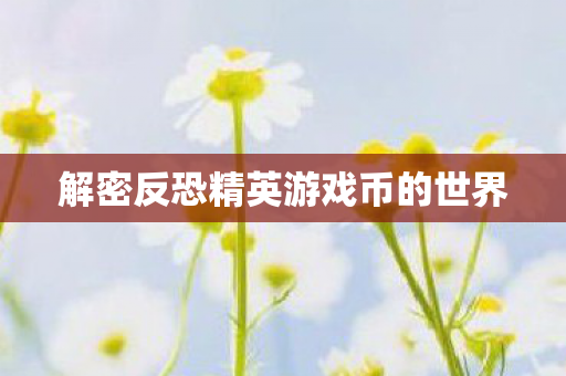 解密反恐精英游戏币的世界图片