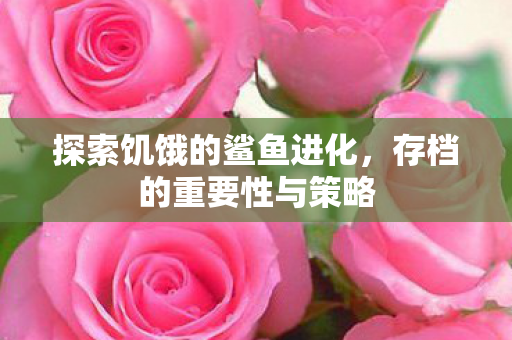 探索饥饿的鲨鱼进化图片