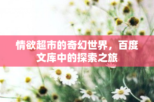 百度文库中的探索之旅图片