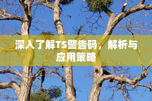 深入了解TS警告码图片