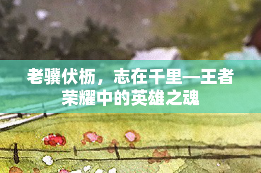 王者荣耀中的英雄之魂图片