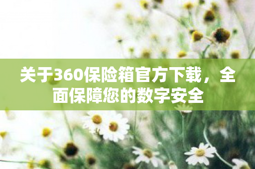 关于360保险箱官方下载图片