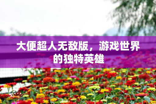 游戏世界的独特英雄图片