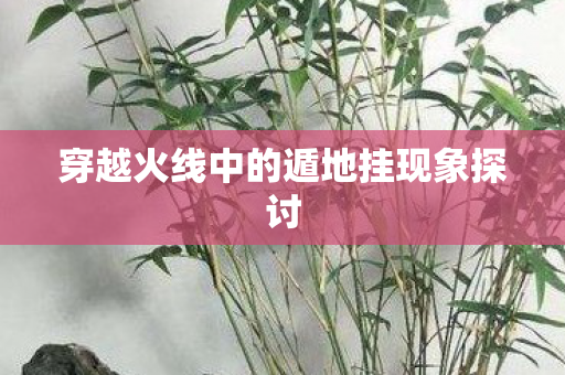 穿越火线中的遁地挂现象探讨图片