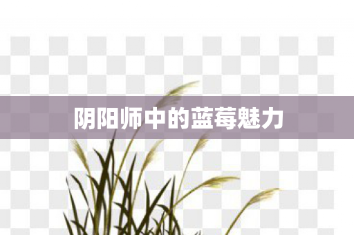 阴阳师中的蓝莓魅力图片