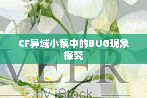 CF异域小镇中的BUG现象探究图片