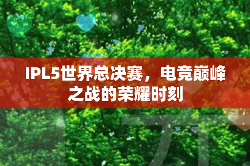 电竞巅峰之战的荣耀时刻图片