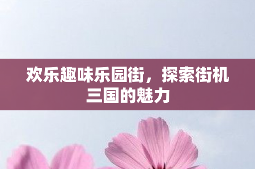 探索街机三国的魅力图片
