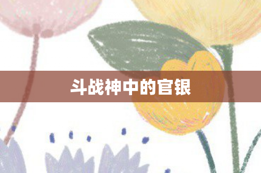 斗战神中的官银图片
