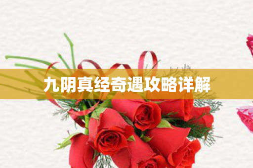 九阴真经奇遇攻略详解图片
