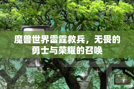 无畏的勇士与荣耀的召唤图片
