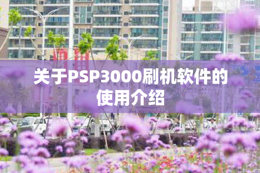 关于PSP3000刷机软件的使用介绍图片