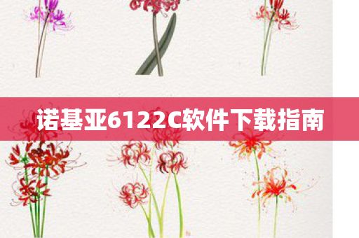 诺基亚6122C软件下载指南图片