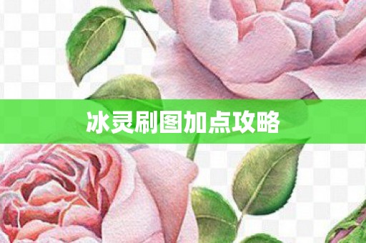 冰灵刷图加点攻略图片