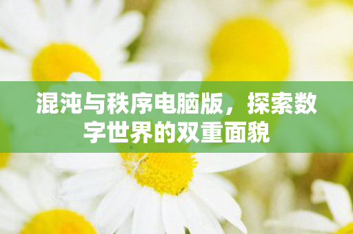 探索数字世界的双重面貌图片