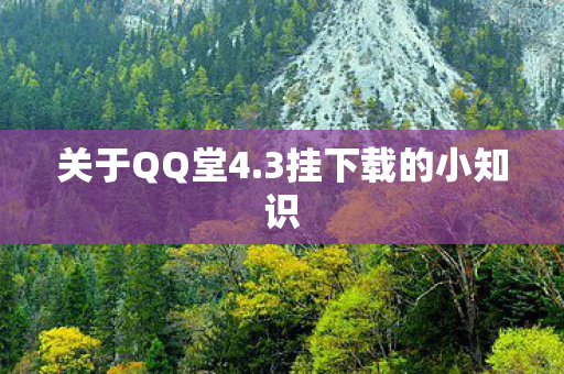3挂下载的小知识图片