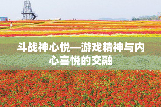 游戏精神与内心喜悦的交融图片