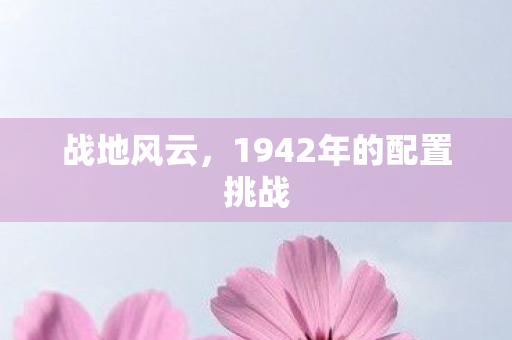 1942年的配置挑战图片