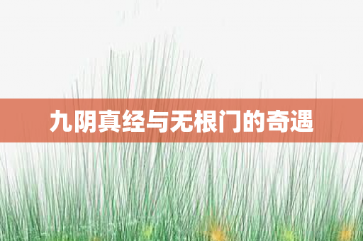 九阴真经与无根门的奇遇图片