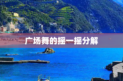广场舞的摇一摇分解图片
