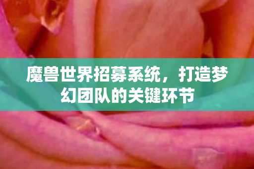 打造梦幻团队的关键环节图片