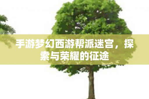 手游梦幻西游帮派迷宫图片