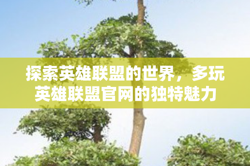 多玩英雄联盟官网的独特魅力图片