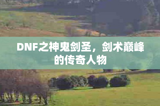 剑术巅峰的传奇人物图片