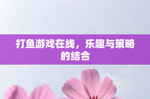 乐趣与策略的结合图片