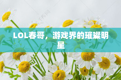 游戏界的璀璨明星图片