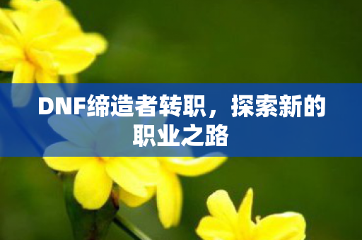 DNF缔造者转职图片