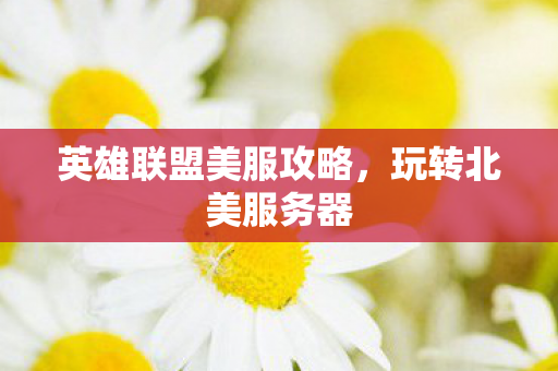 英雄联盟美服攻略图片