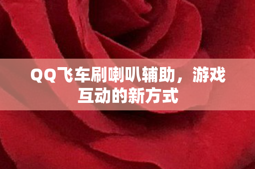 QQ飞车刷喇叭辅助图片