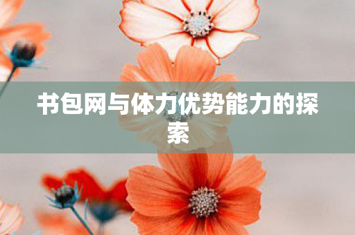 书包网与体力优势能力的探索图片