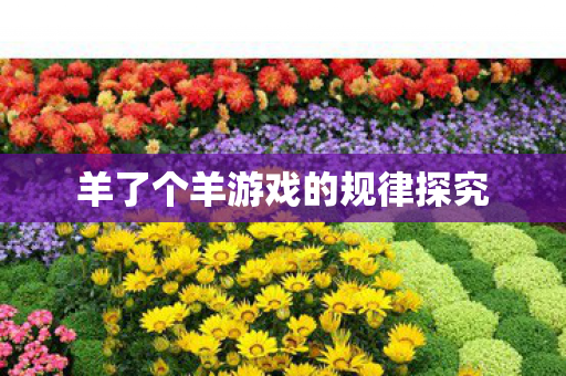 羊了个羊游戏的规律探究图片