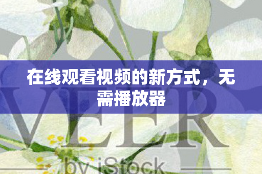 在线观看视频的新方式图片