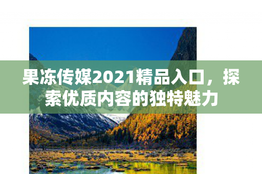 果冻传媒2021精品入口图片